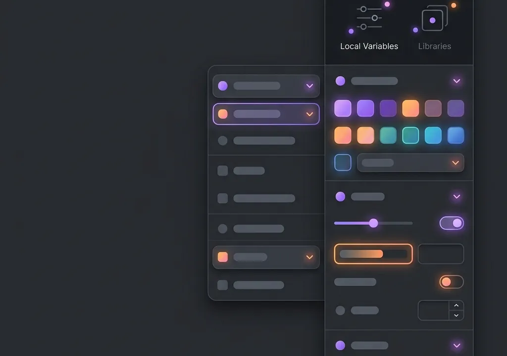 Figma variables interface