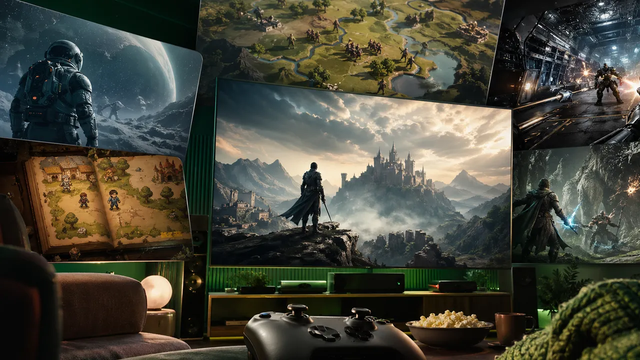 Capa do guia do Xbox Game Pass em abril de 2026