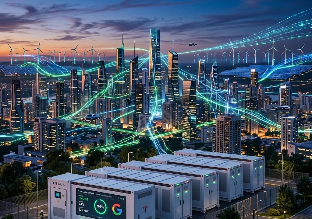 Google e Tesla: A coalizão inesperada para reformar a rede elétrica mundial