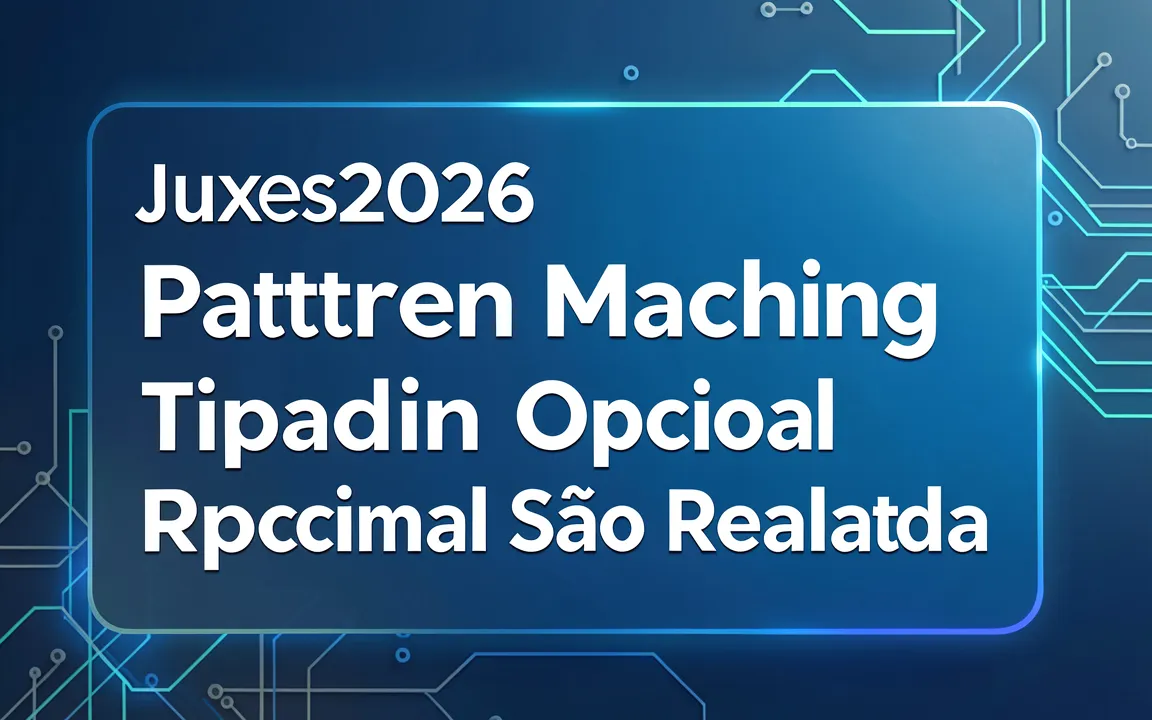 JavaScript ES2026: Pattern Matching e Tipagem Opcional São Realidade